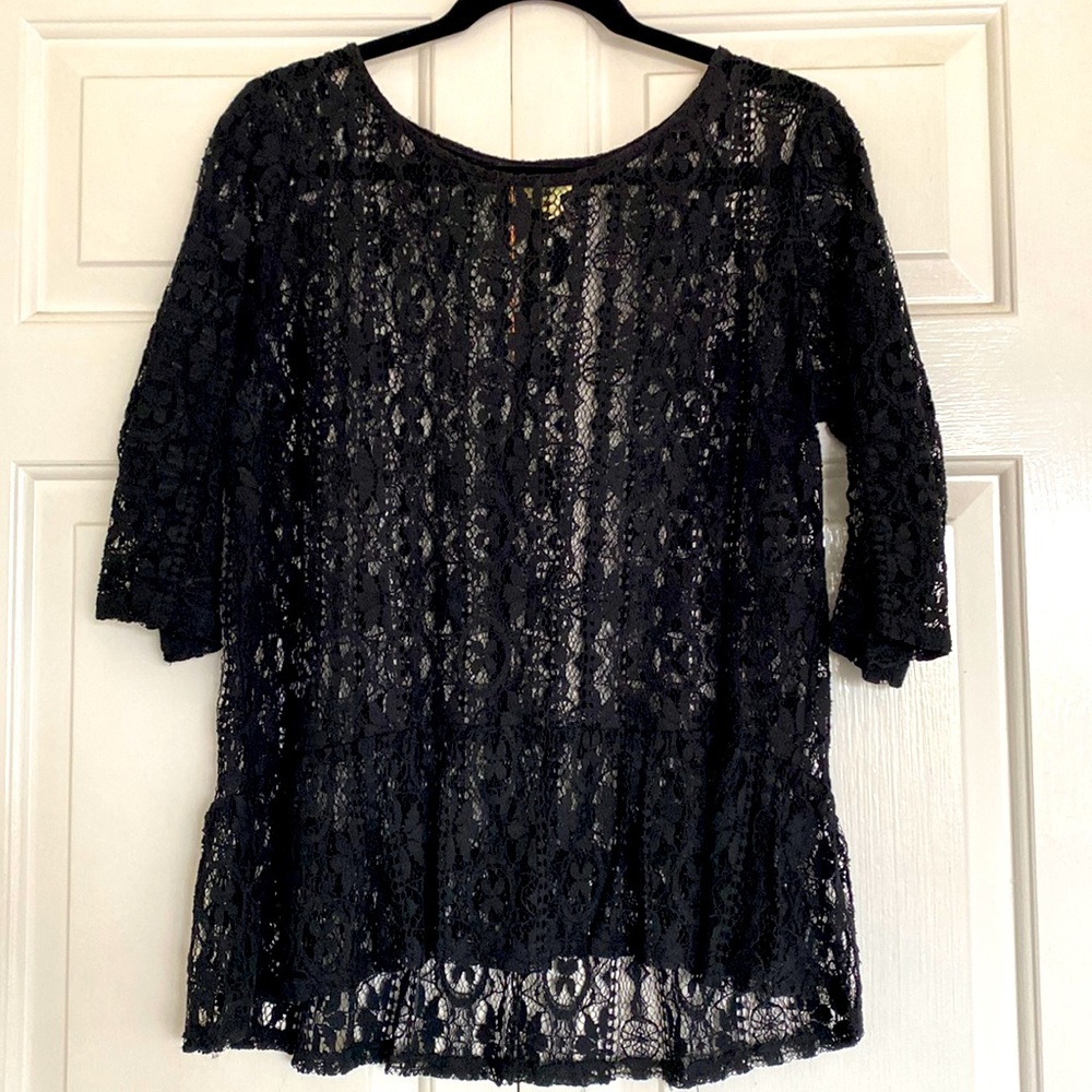 Anthropologie lace top